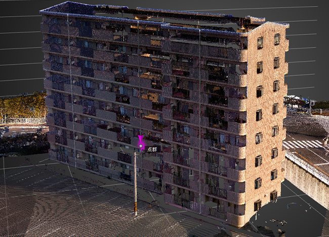 3Dレーザースキャナー測量